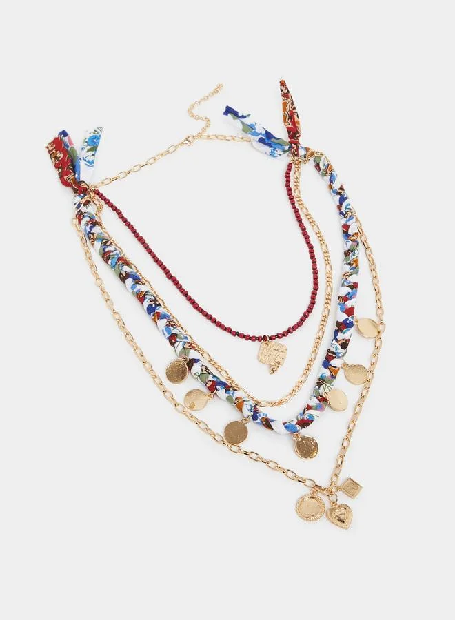 ستايلي عقد بوهو متعدد الطبقات